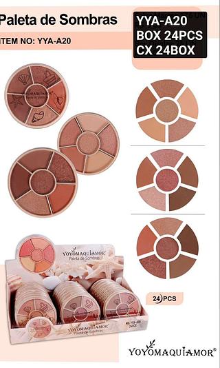 yooy paleta de sombra box 24pç