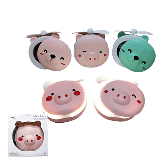 Ventilador Porquinho led