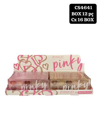 pink21 paleta de sombra box 12 pç