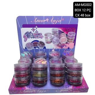 Amor e Anjo glitter box 12 pç