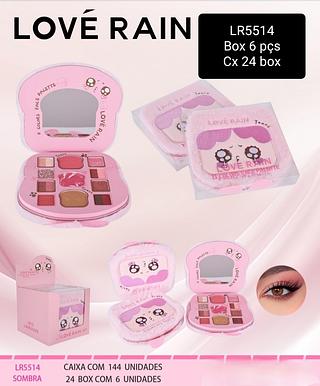 love rain paleta de sombra box 6 pç