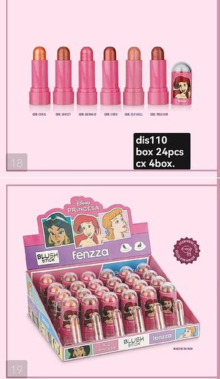 fenzza blush stick box 24 pç