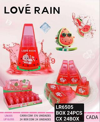 Love rain Lip gloss box 24 pçs