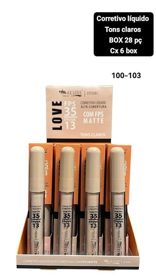 max love corretivo box 28 pç