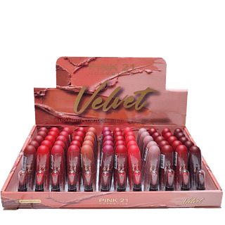 Pink 21 Batom Velvet