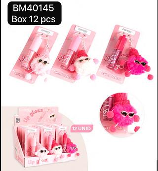 Febella Lip Gloss com Chaveiro box 12 pçs