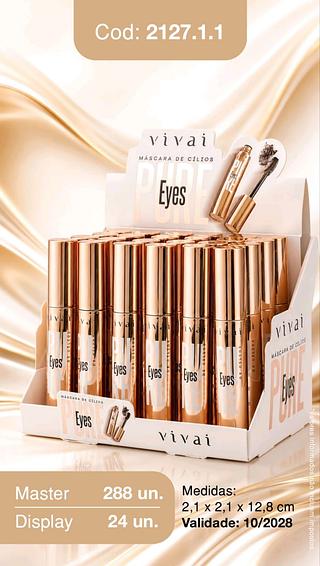 VIVAI MASCARA DE CILIOS BOX 24 PÇ