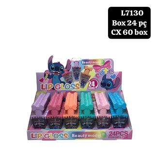 lip gloss lilo stitch box 24 pç