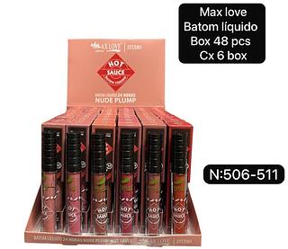 max love batom plump box 48 pç