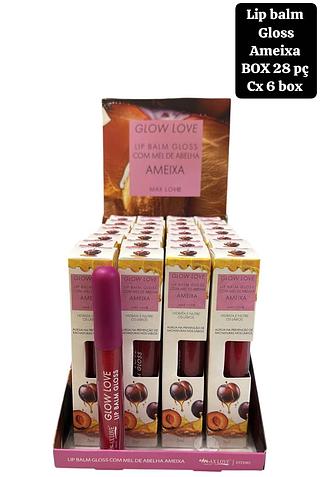 max love lip gloss mel de abelha ameixa