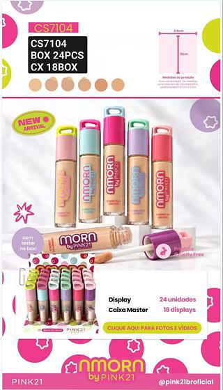 PINK21 CORRETIVO LÍQUIDO BOX / 24PÇS