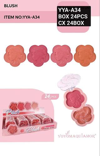 yoyo blush box 24 pç