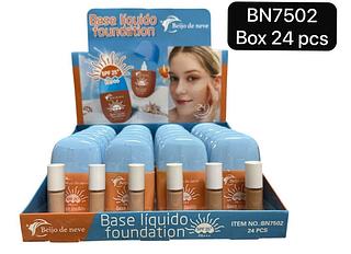 beijo de neve base liquida box 24 pç