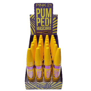 Pink 21 Rimel Máscara de Cílios Pum Ped