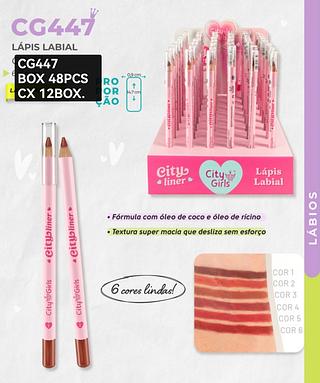 CITY GRILS LAPIS LABIAL BOX 48 PÇ
