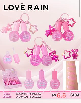Love rain Lip gloss box 24 pçs