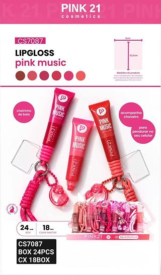 PINK21 LIP GLOSS BOX / 24PÇS