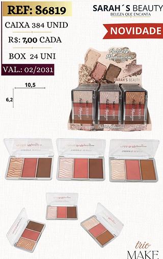 Sarah s beauty trio box 24 pçs