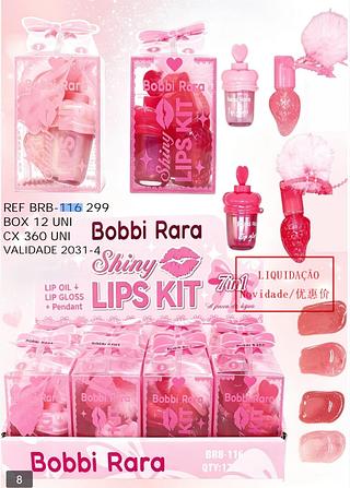 bobbi rara lip gloss box 12 pç