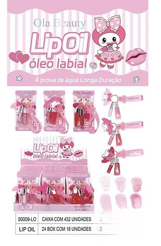 ola beauty lip oil box 18 pç