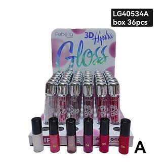 FEBELLA LIP GLOSS BOX36pç