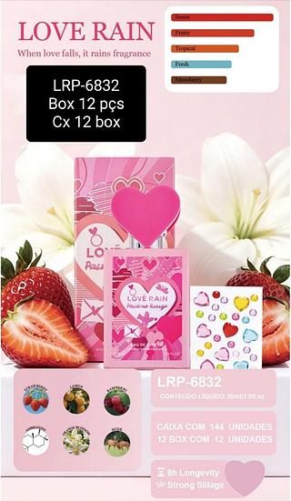 love rain perfume box 12 pç