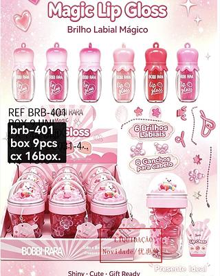 bobbi rara kit lip gloss box 9 pç