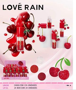 LOVE RAIN LIP GLOSS BOX 24 PÇ
