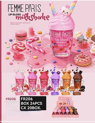 femme paris lip gloss box 24 pç