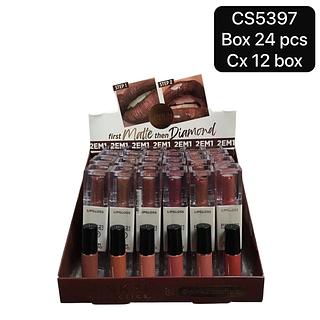 PINK 21 LIP GLOS DUO BOX 24 PÇ