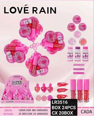 Love rain kit box 24 pçs