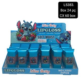 lip gloss lilo stitch box 24 pç