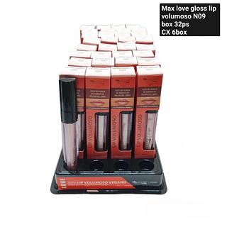 Max Love batom gloss lip volumoso n09 BOX 32PÇS