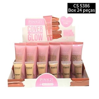 PINK 21 base facial cover box 24 pç