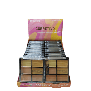 Sp Colors Paleta De Corretivo 6 Cores