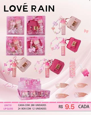 love rain lip gloss box 12 pç