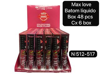 max love batom plump box 48 pç