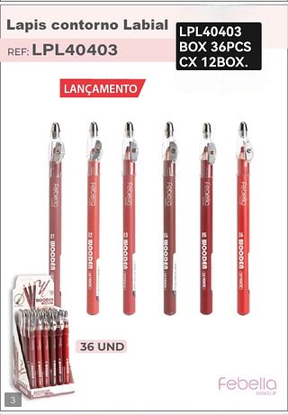 febella lapis labial box 36 pç