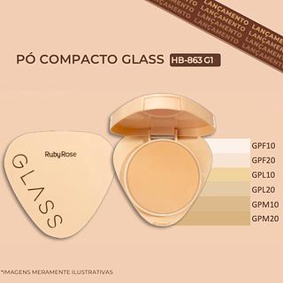 Pó Compacto Aveludado GLASS BY RUBY ROSE