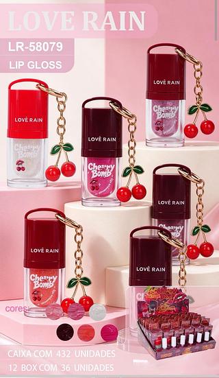 love rain lip gloss box 24 pç