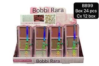 Bobbi Rara 3 in 1 Contorno, Blush e Iluminador box 24 pc