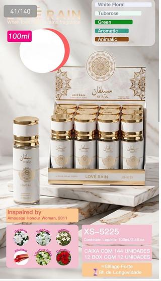 love rain perfume box 12 pç