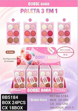 bobbi rara paleta de sombra box 24 pç