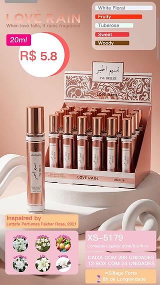 Love rain perfume box 24 pçs