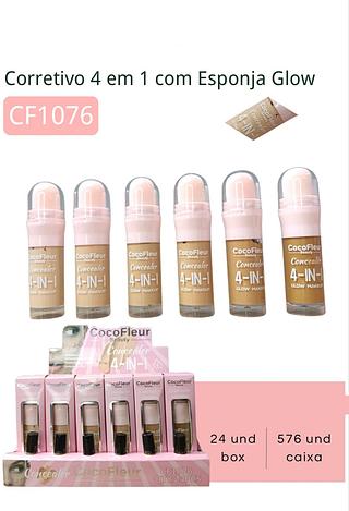 cocofler corretivo 4 em 1 box 24 pç