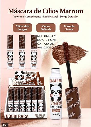 BOBBI RARA MASCARA DE CILIOS MARROM BOX 24 PÇ