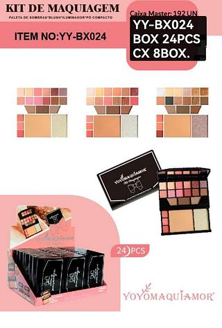 YOYO KIY MAQUIAGEM BOX 24 PÇ