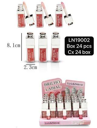 lua e neve lip oil box 24 pç