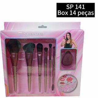 sabrina sato kit de pincel box 14 pç