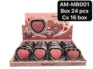 amor e anjo blush iluminador box 24 pç